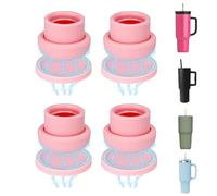 magnéticas para popote, 4 para botellas de agua, accesorios a prueba de polvo para la escuela, viajes, al aire libre, hogar, gimnasio, viajes
