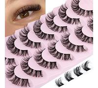 Magnético con aplicador, aspecto natural, reutilizable, cómodo, magnético, sin pegamento, no necesita delineador de ojos, magnético natural, paquete de 1 par