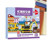 Magnético | Juegos Magnéticos De Viaje - Juegos Magnéticos Niños Niñas 2-6 Años - Regalo Coche Avión Vacaciones Cumpleaños Desarrollo Educativo