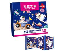 Magnético | Libro Puzzle Juguetes Bebé Actividades Educativas,Juegos Imantados Niños Niñas 2-6 Años | Regalo Cumpleaños Viajes Coche Avión Desarrollo Infantil