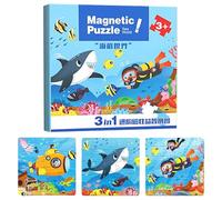 Magnético - Libro Puzzle Juguetes Bebé Actividades Educativas | Juguetes De Viaje para Coche Y Autobús,Aprendizaje Desarrollo Preescolar Kindergarten Regalo Cumpleaños