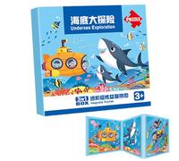 Magnético - Libro Puzzle Juguetes Bebé Actividades Educativas,Juguetes Educativos para Niños Niñas 2 3 4 5 6 Años para Regalo Cumpleaños Coche Avión Viaje por Carretera | Aprendizaje Desarrollo Preesc