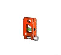 Magnético para mini regla de nivel, aleación de aluminio sólido con viales multiángulo 0/30/45/90°, base de ranura en V para tubería, métrica y para escala imperial para electricistas, fontaneros