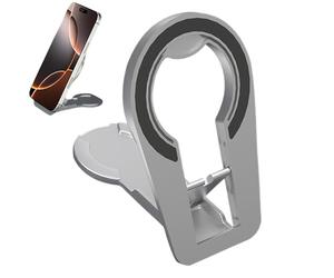 magnético para teléfono, soporte para teléfono celular, doble cara, , plegable, portátil, para superficies de metal, viajes, hogar, gimnasio, vehículos, refrigeradores