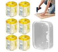 magnético para tornillos, 6 piezas, accesorio transparente para herramienta de mano, accesorio magnético para taladrar, ideal para principiantes, mejora del hábitat