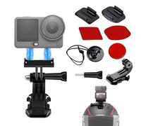 Magnético Rápido Lanzamiento Adaptador Compatible con dji Osmo Nano, con Adhesivo Casco Mount Esquí Cuerda Kit POV Seguro para Esquí, Motocicleta Compatible con GoPro 12-3 Acción Cámaras