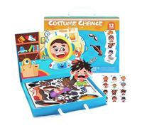 magnéticos para,Juego de imitación de Doble Cara | con Caras cambiantes - para Familia Escuela casa niña