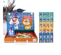 magnéticos para niños, Juego Educativo de Doble Cara, Tablero de magnético | Tejiendo prados, de Clase, Ad yage,