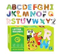 Magnetische Buchstaben Set - Tierisches Alphabet Lernspielzeug Aus ABS, Kühlschrank & Whiteboard Magnetbuchstaben Für Kinder, Vorschule, Kindergarten, Zuhause Und Reisen, Frühförderung