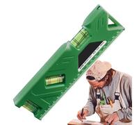 Magnetischer Taschennivellierer - Kompakt | Praktisches kleines Nivellierwerkzeug mit Blase | -Nivelliergerät für Heimwerker & Profis - Ideal fürr private und gewerbliche Nutzung