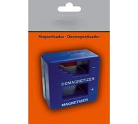 Magnetizador-desmagnetizador portátil con blister individual, ideal para ajustar imanes y mejorar la n dispositivos electrónicos.