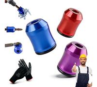 Magnetizer Demagnetizer Tool, Magnetic and Demagnetizer Tool Set, 2026 New Drill Magnetic Bit Holder, 3Pcs Screwdriver Head Magnetics Ring, Upgrade Screwdriver Head Holder for 6.35mm Bit (F-1)