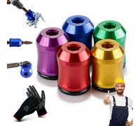 Magnetizer Demagnetizer Tool, Magnetic and Demagnetizer Tool Set, 2026 New Drill Magnetic Bit Holder, 3Pcs Screwdriver Head Magnetics Ring, Upgrade Screwdriver Head Holder for 6.35mm Bit (G-1)