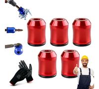 Magnetizer Demagnetizer Tool, Magnetic and Demagnetizer Tool Set, 2026 New Drill Magnetic Bit Holder, 3Pcs Screwdriver Head Magnetics Ring, Upgrade Screwdriver Head Holder for 6.35mm Bit (M-1)