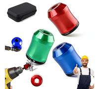 Magnetizer & Demagnetizer Tool Set, 3pcs Screwdriver Head Magnetic Ring, Magnetizer Demagnetizer Tool, 1/4 Inch Universal Screwdriver Head Magnetic Ring Screw Holder for Drill & Screwdrivers (C-1)