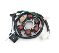 Magneto Stator Bobine Para DIO50 Para DIO AF17 AF18 AF24 AF27 AF28 AT55 Bobina De Estator De Magneto De Scooter De Dos Tiempos Rotor De Magneto(Army green)