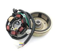 Magneto Stator Bobine Para DIO50 Para DIO AF17 AF18 AF24 AF27 AF28 AT55 Bobina De Estator De Magneto De Scooter De Dos Tiempos Rotor De Magneto(Dark Grey)