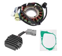 Magneto Stator Bobine Para YFM350 XR RSE Para Warrior Raptor 350 Special Edition 2 Con Junta Bobina De Estator De Motor Y Rectificador Regulador De Voltaje.(A)