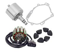 Magneto Stator Bobine Para YZFR1 R1 2004-2008 FZ8 FZ8N FZ8S 11-13 FZ1 FZ1-N FZ1-S AHL Bobina de estator Volante Rotor Magneto Estator Junta Goma(1 juego)