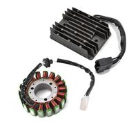 Magneto Stator Para Suzuki Para GSXR600 Para GSX-R600 Para GSXR750 K4 K5 2004-2005 Con Junta Bobina Estator Motor + Rectificador Regulador Voltaje(D)
