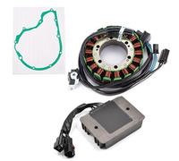 Magneto Stator Para Suzuki VL800 Para Intruder Para Volusia 2001-2004 Con Junta Bobina De Estator De Motor Y Rectificador Regulador De Voltaje(A)
