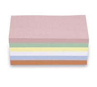 Magnetoplan 111151510 tarjeta de moderación rosa, verde, amarillo, blanco, azul, naranja, rectangular, 200 mm x 100 mm, 500 unidades