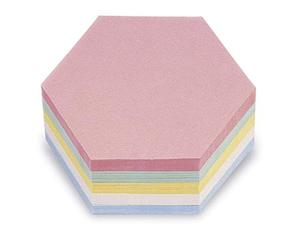 Magnetoplan 111152310 - Tarjetas de moderador, hexagonal, variadas
