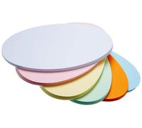 Magnetoplan 112501910 - Notas redondas para presentaciones, 250 hojas, colores s