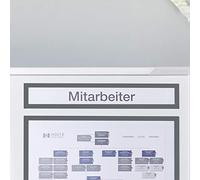 magnetoplan 1131801 magnetofix Marco magnético topsign, 5 unidades, 319 x 52 mm, Gris