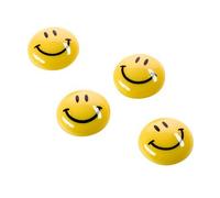 magnetoplan 4013695028446 - Imanes de emoticonos (20 mm), color amarillo