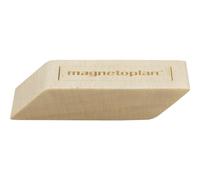 magnetoplan Design Magnets Wood Series, 4 piezas, imanes premium de madera de abedul, cuadrados, con certificado FSC