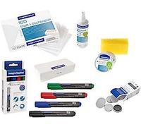 Magnetoplan Magnetic Whiteboard Accessory Kit - 4 x Whiteboard Marker Pens, Whit