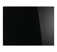 magnetoplan Pizarra de cristal de diseño, 1200 x 900 mm, color negro profundo, autoadhesivo, para oficina, cocina, se puede escribir con rotulador de tiza |