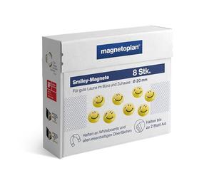 magnetoplan Smiliesmagnete, 20 mm, Inhalt: 8 Stück