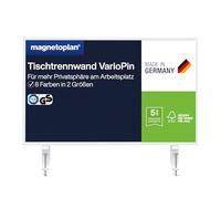 magnetoplan | Tabique de mesa VarioPin | Pizarra blanca/fieltro | Ancho 800 mm | Azul Oscuro