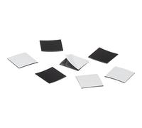 magnetoplan Takkis Blisters - Paquete de 140 arandelas adhesivas, negro