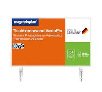 magnetoplan VarioPin - Separador de Mesa (Fieltro, 800 x 500 mm), Color Naranja