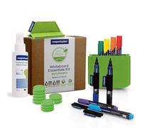 magnetoplan Whiteboard Essentials - Kit de pizarra blanca, color verde