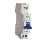 Magnetotérmico 1 Polo + Neutro 25A Estrecho Retractilado - Protección de circuitos eléctricos y seguridad doméstica.