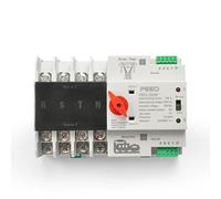 Magnetotermico 16a Din Rail Mini W2R ATS nuevo tipo de interruptor de cambio Interruptor de Transferencia Automática interruptor de transferencia Universal for el hogar 220V MCB Ho Magnetotermico(4P)