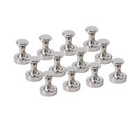 Magnetpro Imán 12 piezas, Imanes de Neodimio con Caja de Almacenamiento, N52 Potentes Imanes de 16x20mm para Pizarra Tablero Magnético Refrigerador Mini Imán Portátil