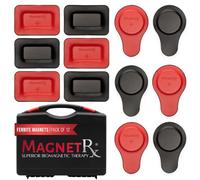 MagnetRX® Kit para Biomagnetismo Médico - Set Dr. Goiz para Terapia de Pareja - Piezas Magnéticas Redondas y Rectangulares de 3600 Gauss (Paquete de 12)