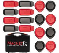 MagnetRX® Par Biomagnetico Imanes - Kit De Magnetoterapia Profesional - Imanes Biomagnetismo Redondo Y Rectangular - 2500 Gauss (16 Unidades Mixtas Pequeñas)