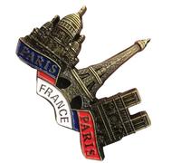 Magnets De De París En 3D - Pegatizas De Decoración del Refrigerador De Recuerdos De Francia | Propiedad De Fotos De Cocina Elegante Amantes del Arte, Fotógrafos O A