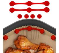 Magnets de silicona para Airfryer - Magnet Lock Silicone Fixer for Airfryer Parchment Paper - Liners Clasp Holder with Versatile Use for Families, Food Lovers