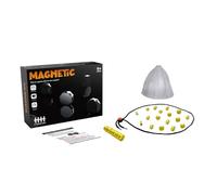 Magnetspiel Magnetisches Schachspiel tragbar mit Magnet für Reisen und Camping Mit 40 magnetischen Steinen als Geschenk für Kinder AB 9 bis 14 Jahren Enthält Puzzle Checkers Spiel in Geometrischen