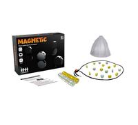 Magnetspiel Magnetisches Schachspiel tragbar mit Magnet für Reisen und Camping Mit 40 magnetischen Steinen als Geschenk für Kinder AB 9 bis 14 Jahren Enthält Puzzle Checkers Spiel in Geometrischen