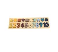 Magni Montessori Puzzle Holzpuzzle Set für Babys und Kleinkinder - Puzzlespiel f