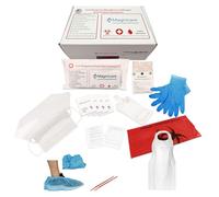 Magnicare First Response Spill Kit - Cumple con la OSHA | Kit de limpieza de patógenos y vómitos transmitidos por la sangre: respuesta completa a derrames para fluidos corporales, ideal para