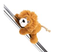 MagNICI 62733 - Imán de Peluche león King Kimari, 12 cm, marrón, Peluche con imán para frigorífico, Pizarra, Metal y Mucho más, Idea de Regalo